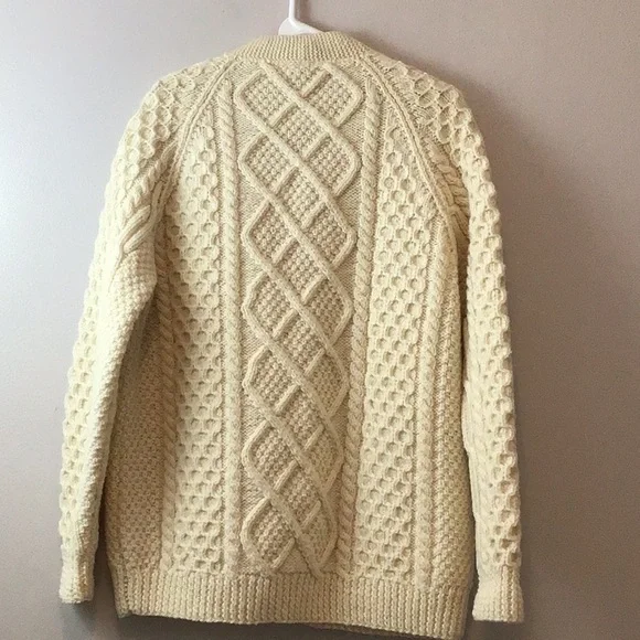 Bonner of Ireland Handknit Aran Cardigan - Picture 2 of 10